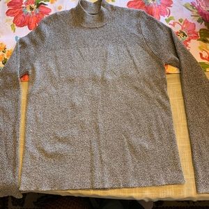 Mock neck fitted shirt